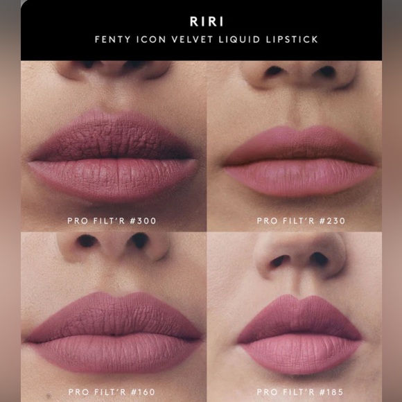NEW Fenty Beauty Fenty Icon Velvet Matte RiRi Pink Liquid Lipstick Full Size - Picture 6 of 14